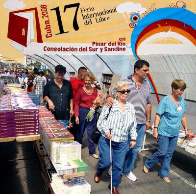 Feria del libro ( Calle Marti en la ciudad de Pinar del Río.)