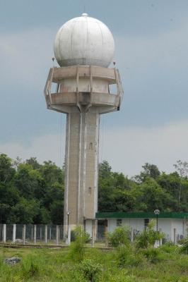 3- Radar meteorológico, situado en el lugar conocido como La Bajada.